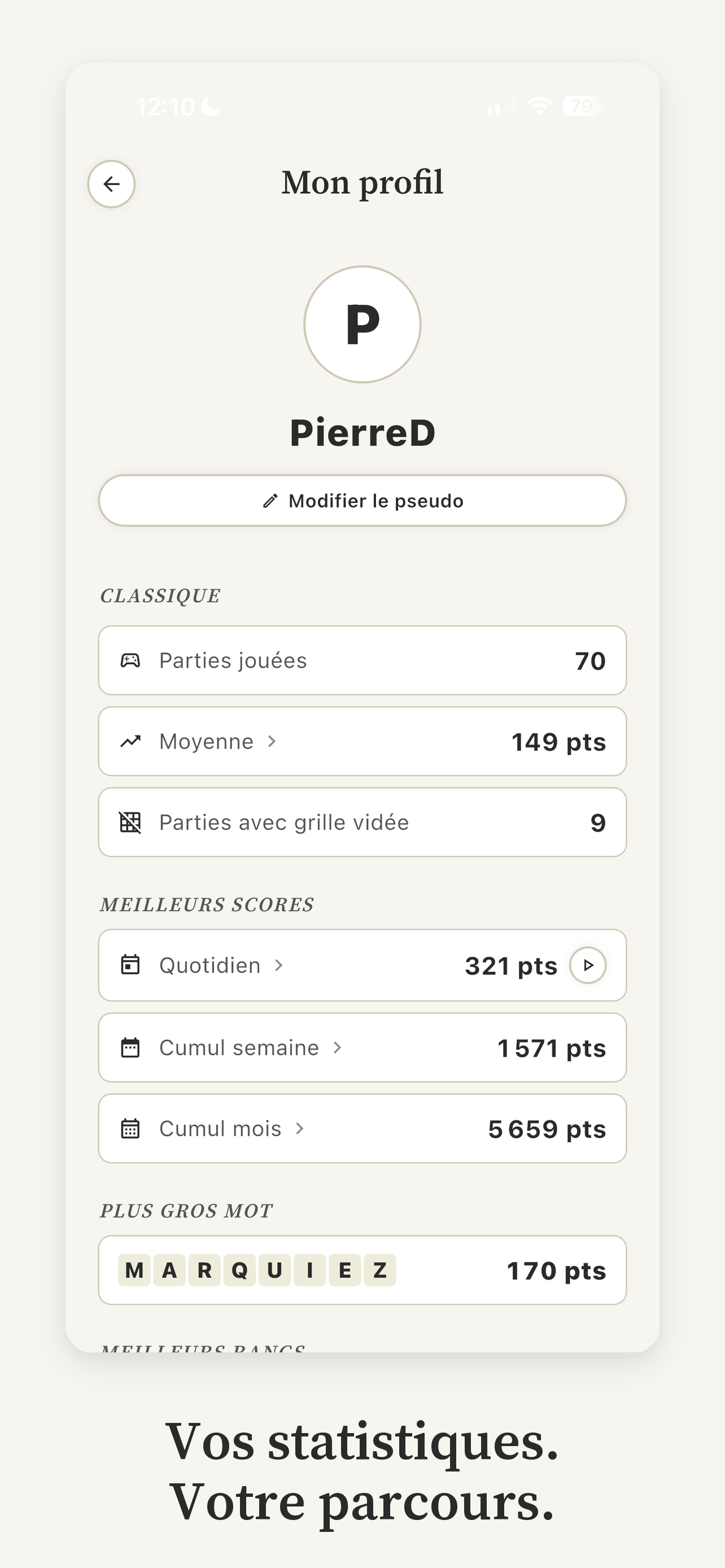 Hullabaloo — Profil du joueur